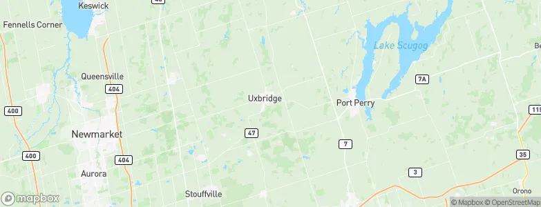 Uxbridge, Canada Map