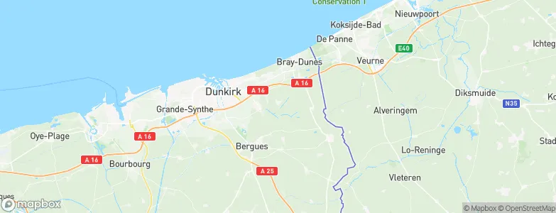 Uxem, France Map