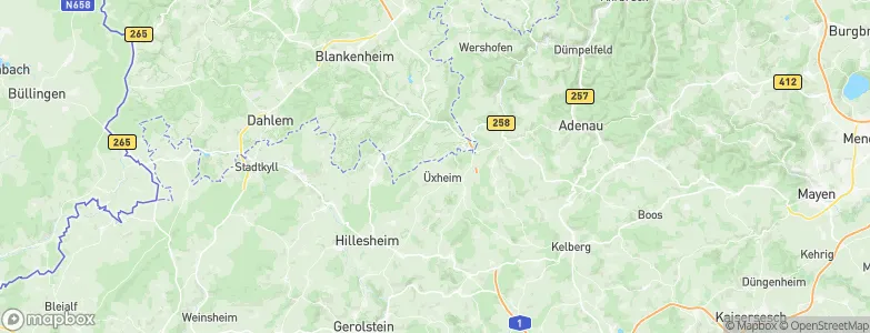 Üxheim, Germany Map