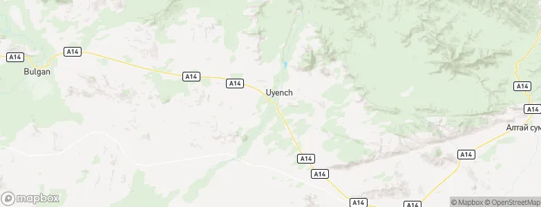 Uyenchi Somon, Mongolia Map