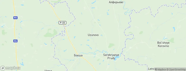 Uzunovo, Russia Map