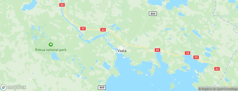 Vaala, Finland Map