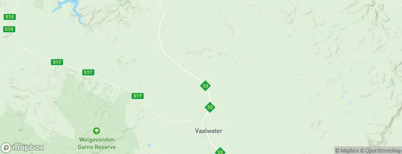Vaalwater, South Africa Map