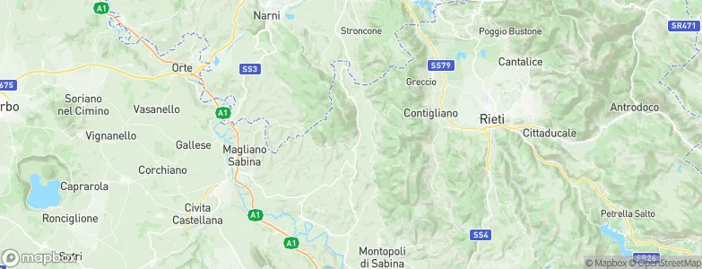 Vacone, Italy Map