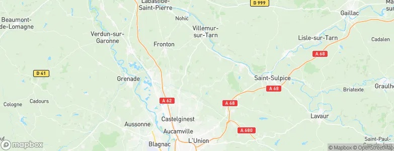 Vacquiers, France Map