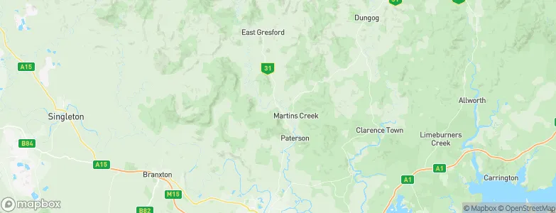 Vacy, Australia Map