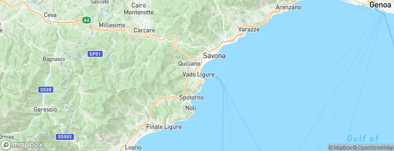 Vado Ligure, Italy Map