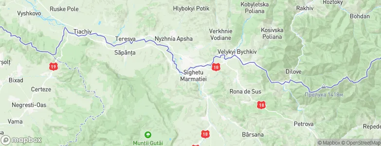 Vadu Izei, Romania Map