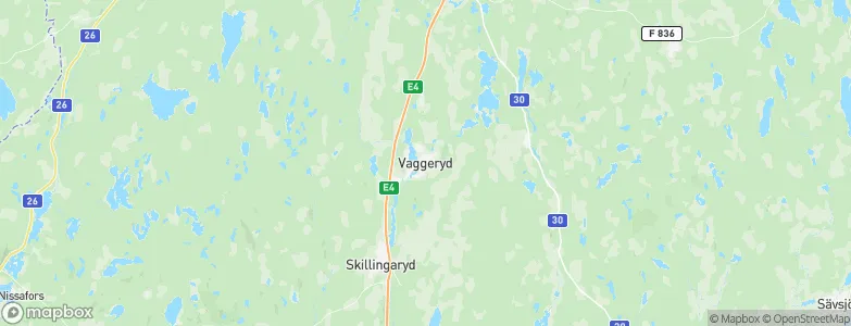Vaggeryd, Sweden Map