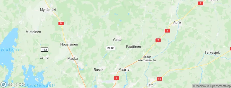 Vahto, Finland Map