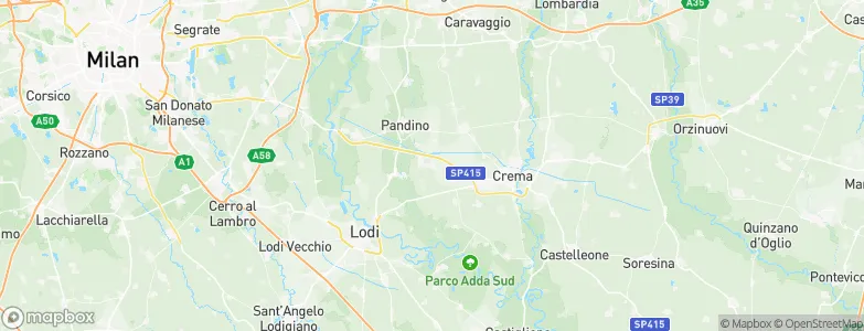 Vaiano Cremasco, Italy Map