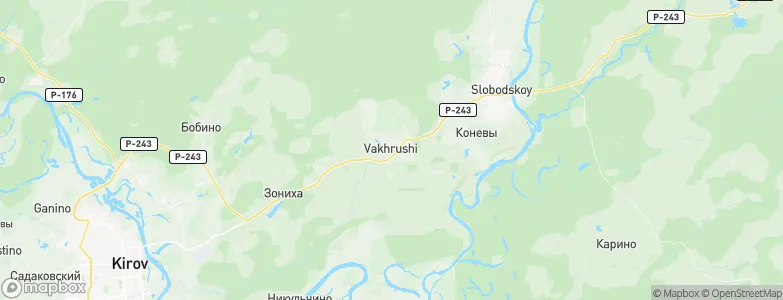 Vakhrushi, Russia Map
