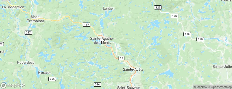 Val-David, Canada Map