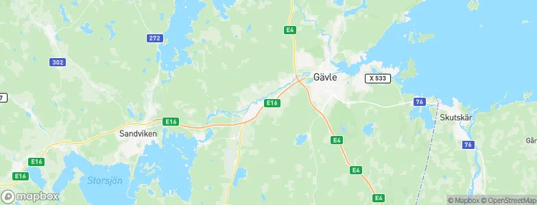 Valbo, Sweden Map