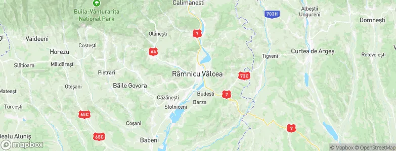 Valcea, Romania Map