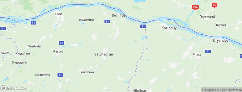 Valchedram, Bulgaria Map