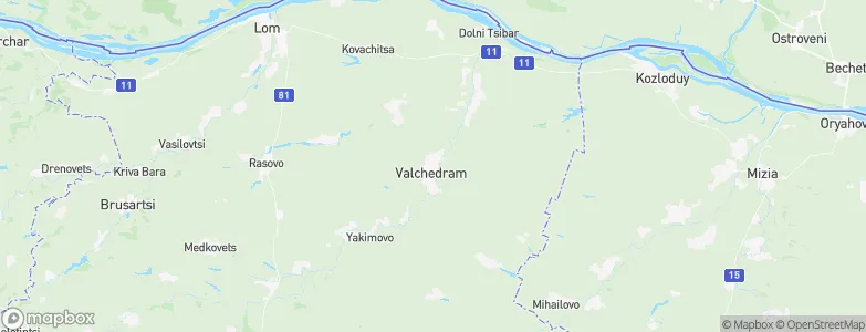 Valchedram, Bulgaria Map