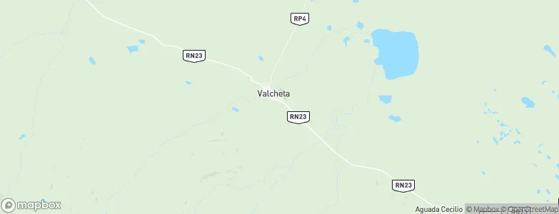 Valcheta, Argentina Map