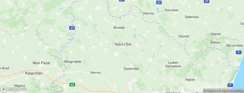 Valchidol, Bulgaria Map