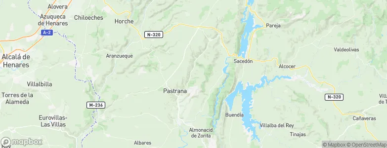Valdeconcha, Spain Map
