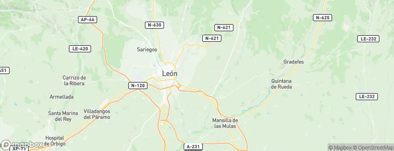 Valdefresno, Spain Map