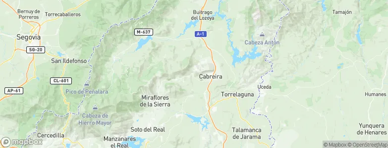 Valdemanco, Spain Map