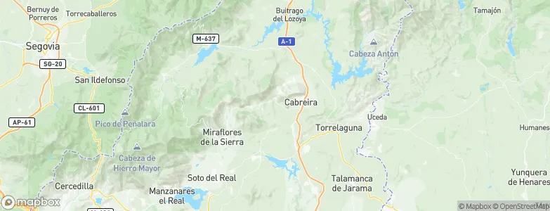 Valdemanco, Spain Map
