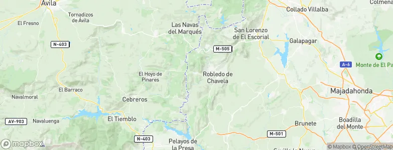 Valdemaqueda, Spain Map