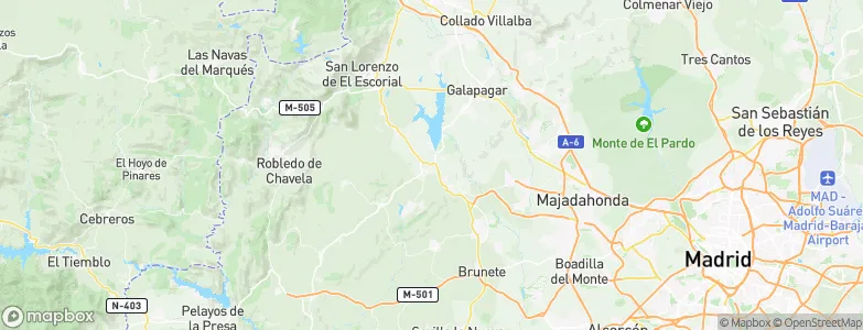 Valdemorillo, Spain Map
