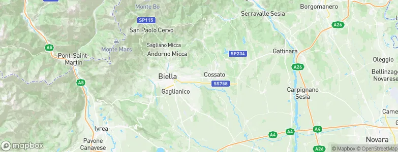 Valdengo, Italy Map