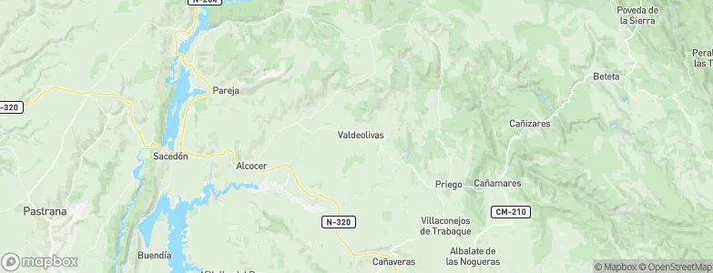 Valdeolivas, Spain Map