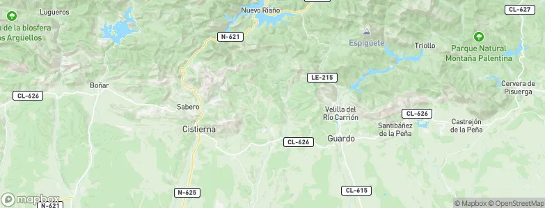 Valderrueda, Spain Map