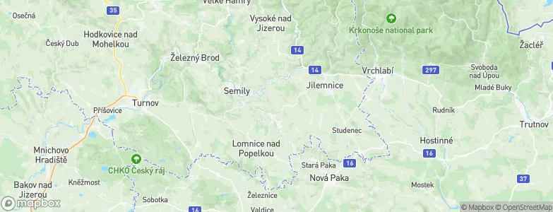 Valdice, Czechia Map