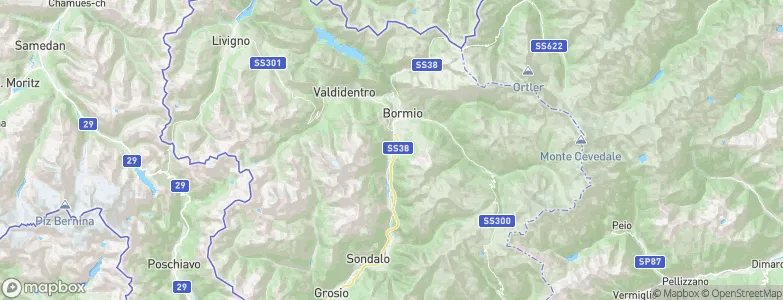 Valdisotto, Italy Map