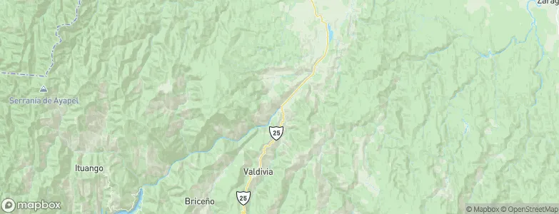 Valdivia, Colombia Map