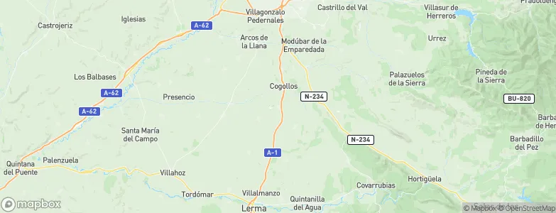 Valdorros, Spain Map
