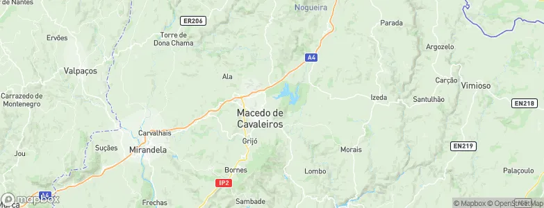 Vale de Prados, Portugal Map