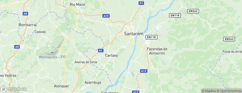Vale de Santarém, Portugal Map