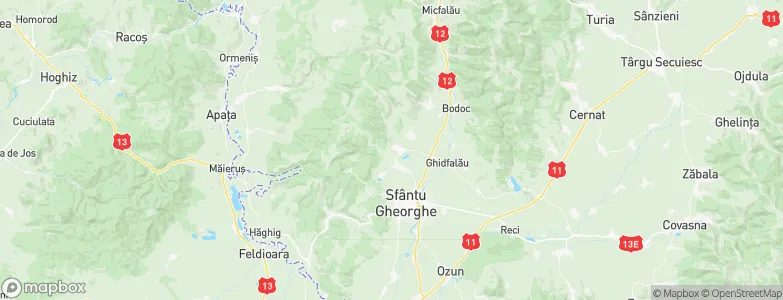 Valea Crişului, Romania Map