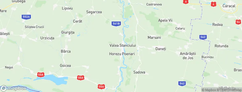 Valea Stanciului, Romania Map