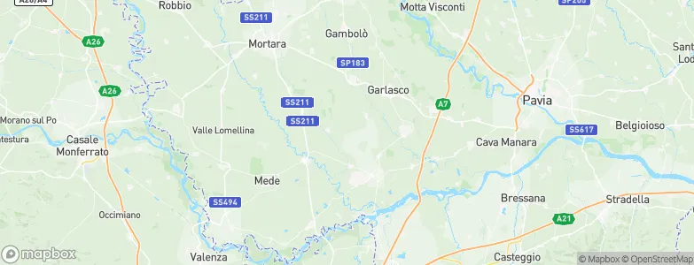 Valeggio, Italy Map