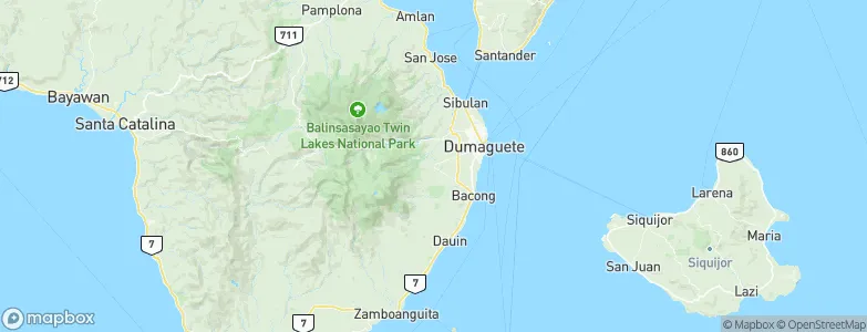 Valencia, Philippines Map