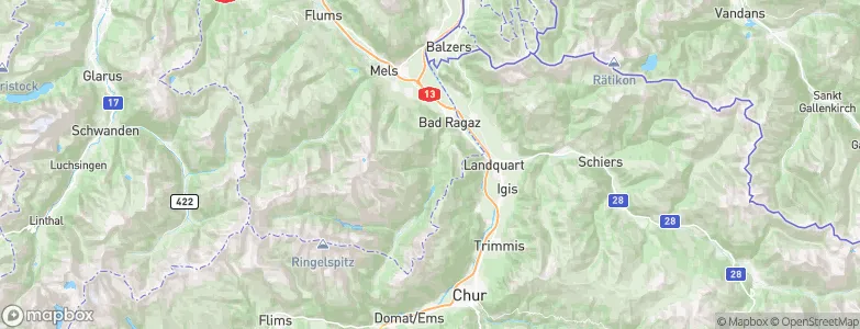 Valens, Switzerland Map