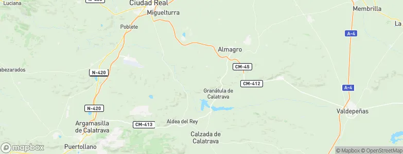Valenzuela de Calatrava, Spain Map