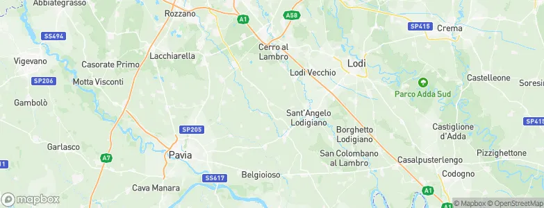 Valera Fratta, Italy Map