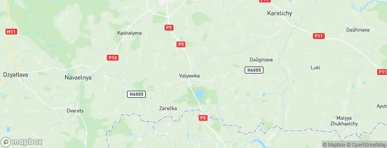 Valëvka, Belarus Map