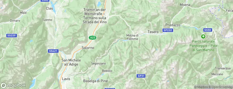 Valfloriana, Italy Map
