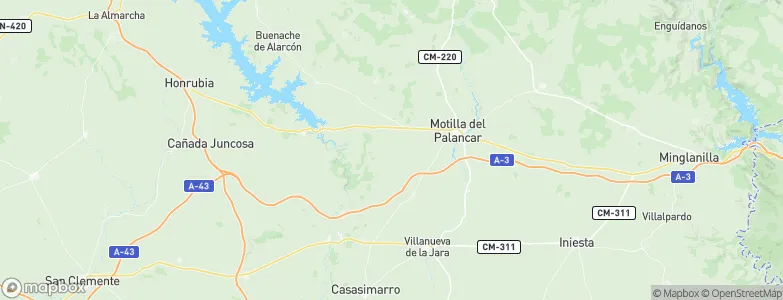 Valhermoso de la Fuente, Spain Map