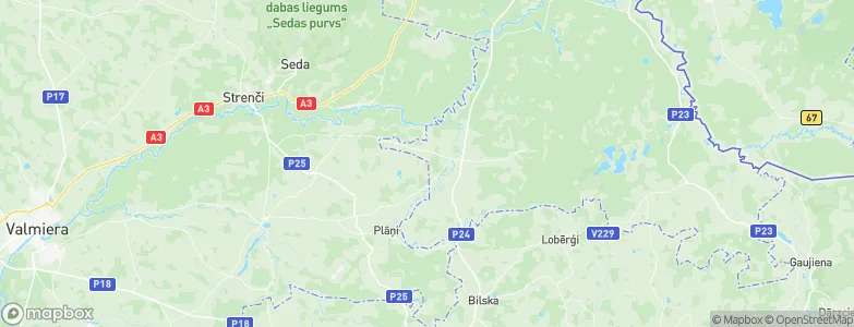 Valka Municipality, Latvia Map