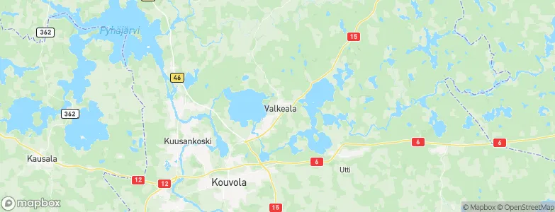 Valkeala, Finland Map